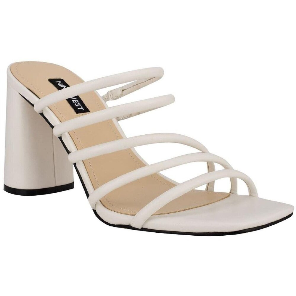 NINE WEST Girlie White 9.5 M